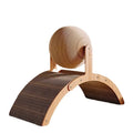 Griffoir boule 2 en 1 en bois et sisal pour chat