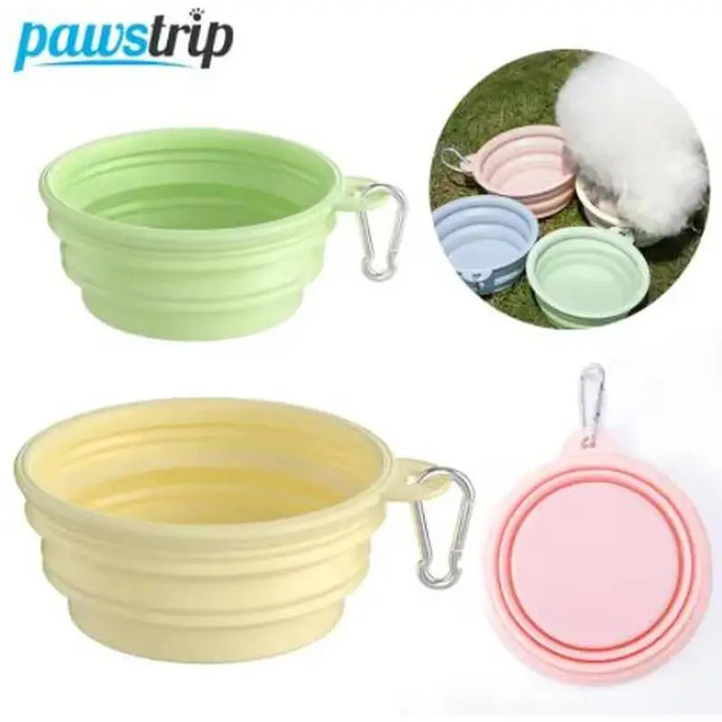 Bol pliable en silicone pour chat et chien