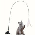 Baguette interactive à plumes pour chat