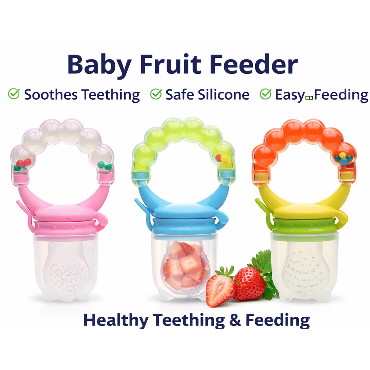 Sucette d'alimentation et anneau de dentition pour bébé