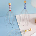 Masseur de cuir chevelu octopus en acier inoxydable
