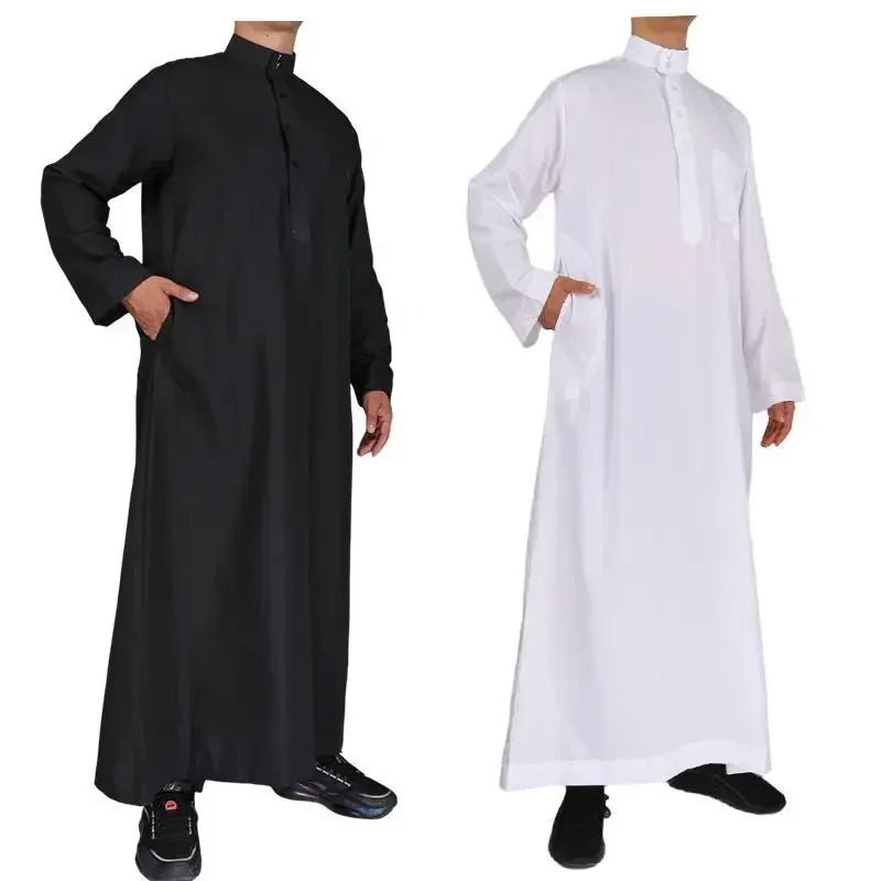 Qamis homme couleur unie