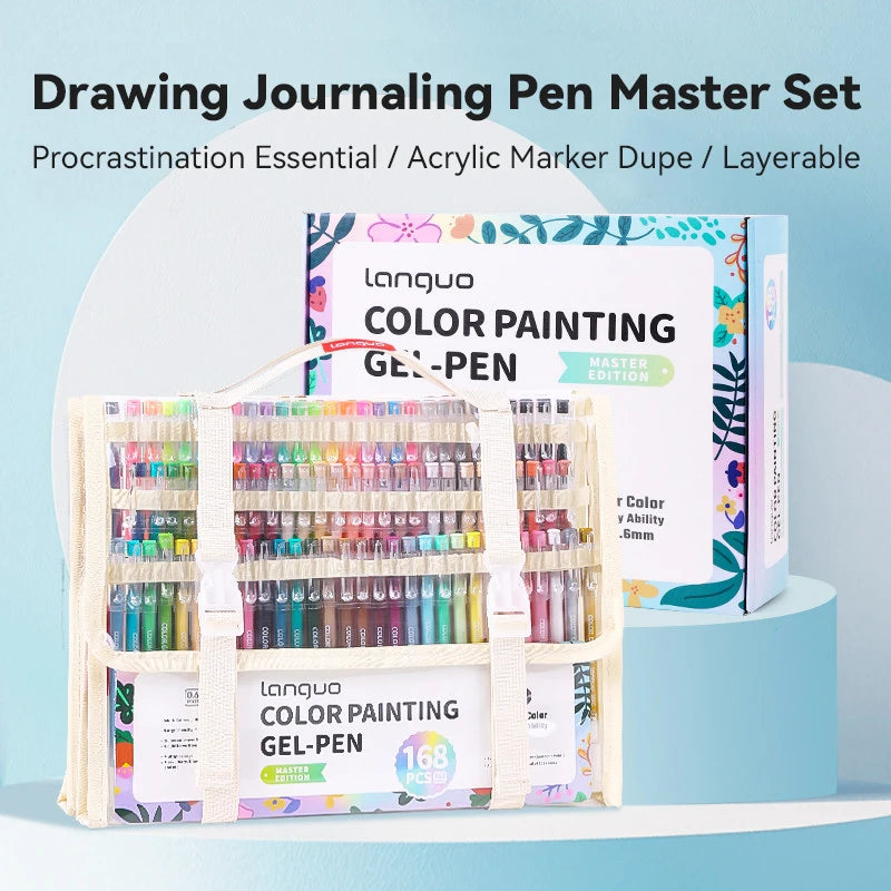 Set de stylos gel couleur coffret complet